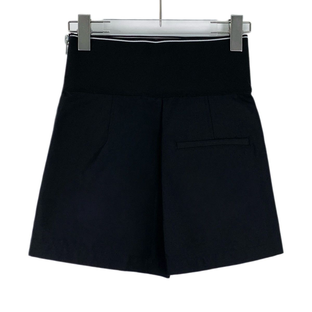 Alexander Wang Alexander Wang Black Stretch Cotton Casual Shorts K26WX Size 25" / US 0 / IT 36 - 2 Thumbnail