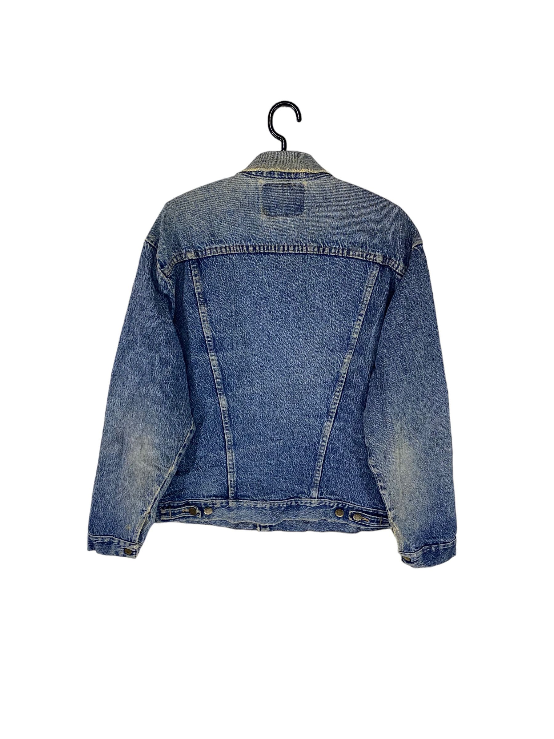 Vintage × Wrangler 90s Wrangler 15 Ozdistressed denim jacket Size US L / EU 52-54 / 3 - 2 Thumbnail