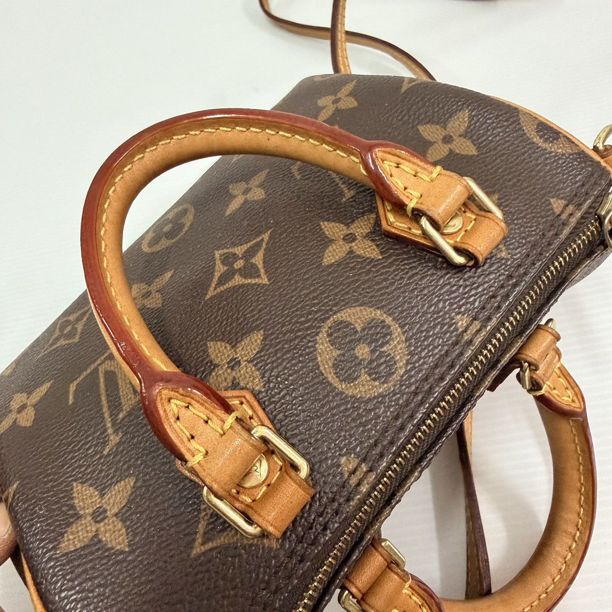 Louis Vuitton Louis Vuitton Monogram Mini Speedy Bag Size ONE SIZE - 11 Thumbnail