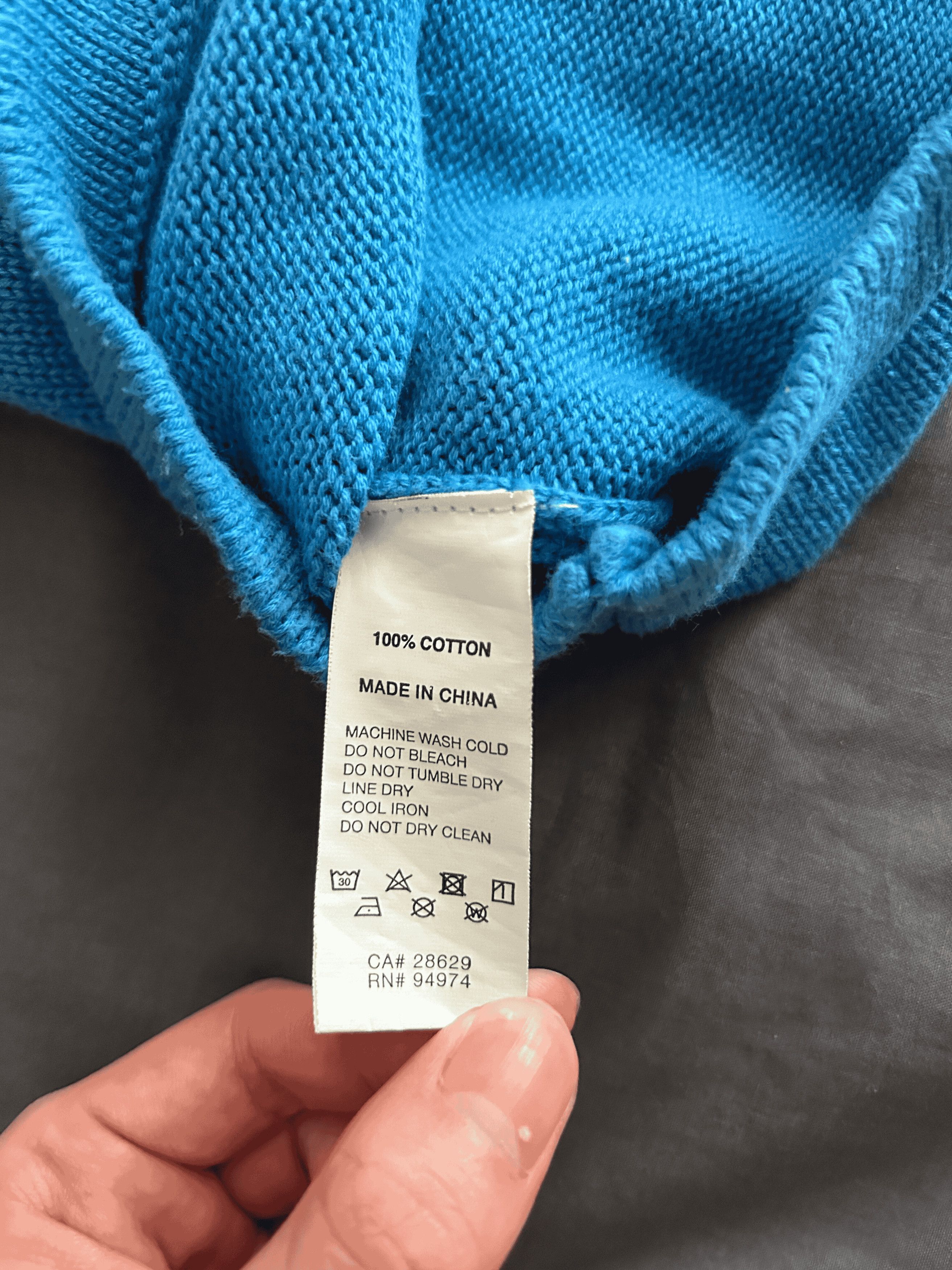 Stussy [Stussy] ORCHID KNIT SWEATER (BLUE) Size US S / EU 44-46 / 1 - 9 Thumbnail