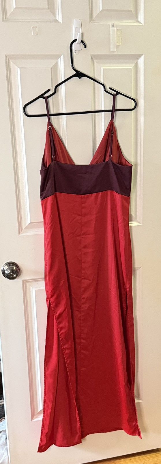 Other Marina Moscone Collective Two Tone Slip Maxi Dress Size XL / US 12-14 / IT 48-50 - 7 Thumbnail