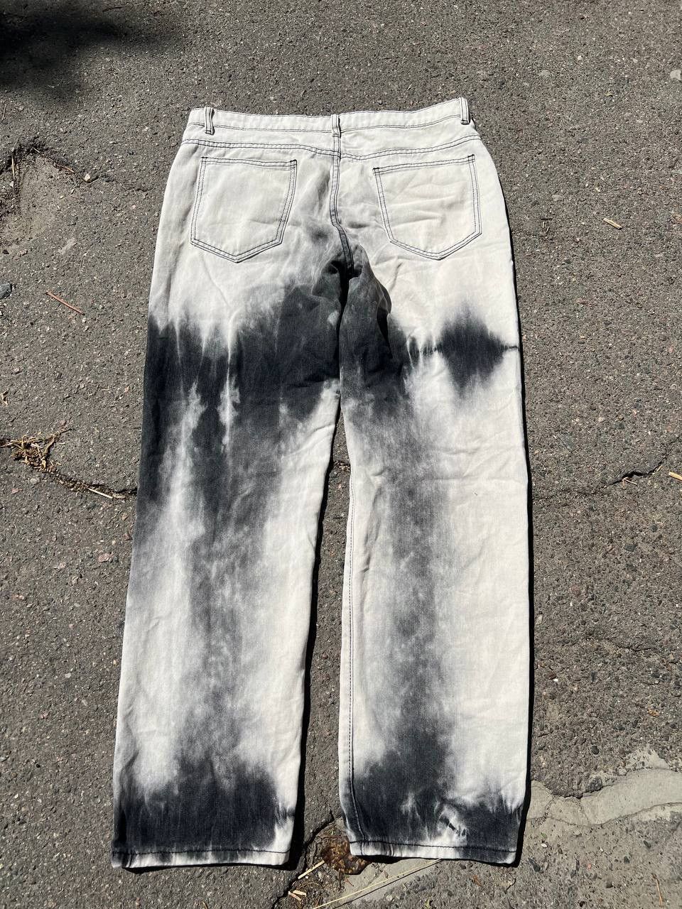 Vintage Vintage tie dye avant garde baggy jeans Size 28" / US 6 / IT 42 - 5 Thumbnail