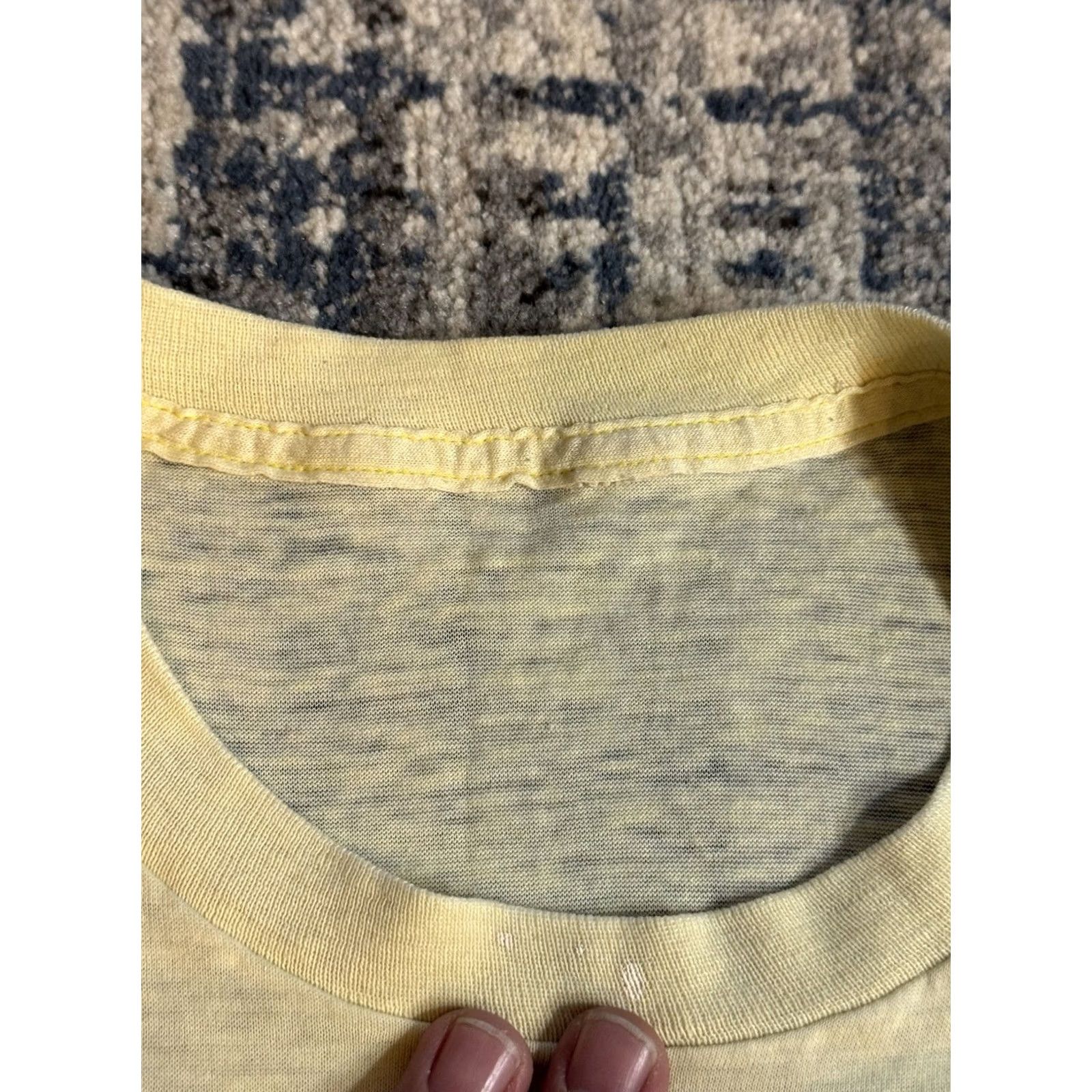 Vintage VINTAGE 70s Kashong T Shirt Yellow L Geneva New York Finger Lakes Mens Size US L / EU 52-54 / 3 - 4 Thumbnail