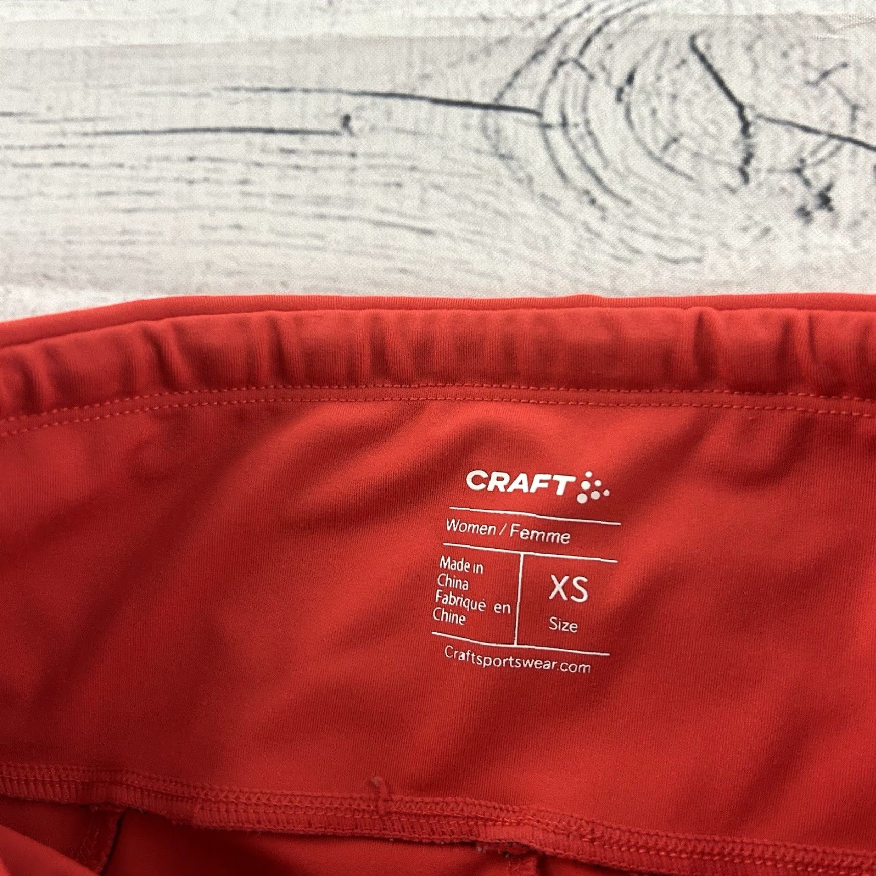 Vintage Craft ADV Essence Training Tights 2.0 Women's XS Red Side Pockets Pants Activewear Compression Size ONE SIZE - 5 Thumbnail