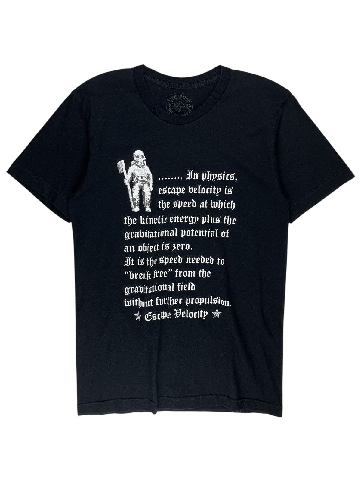 Chrome Hearts Chrome Hearts Foti Naskull Astronaut Poem Skull Tshirt Size US M / EU 48-50 / 2 - 1 Thumbnail