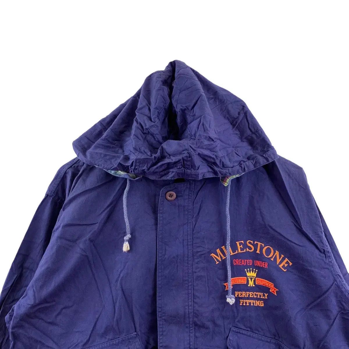 Milestone Vintage MILE STONE CLUB Embroidered Outdoor Jacket Size L / US 10 / IT 46 - 3 Thumbnail