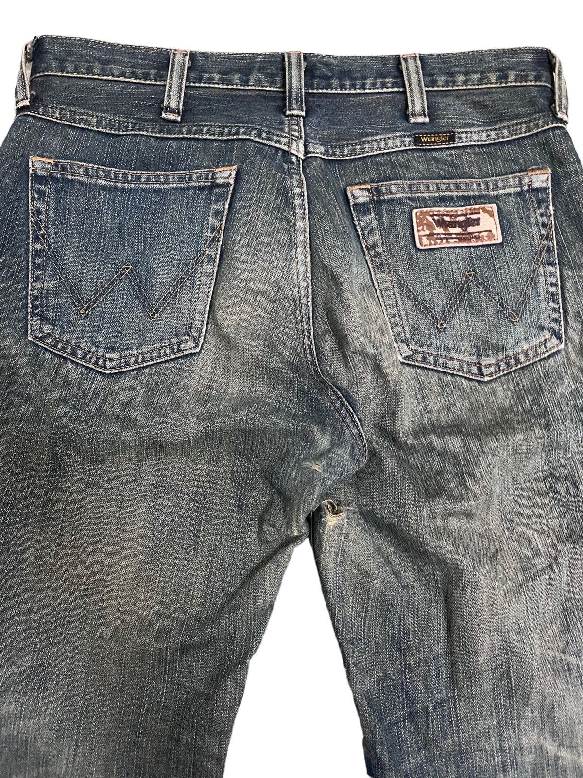 Vintage × Wrangler Vintage Wrangler Mudwsh Distressed Style Jeans Size US 32 / EU 48 - 7 Thumbnail