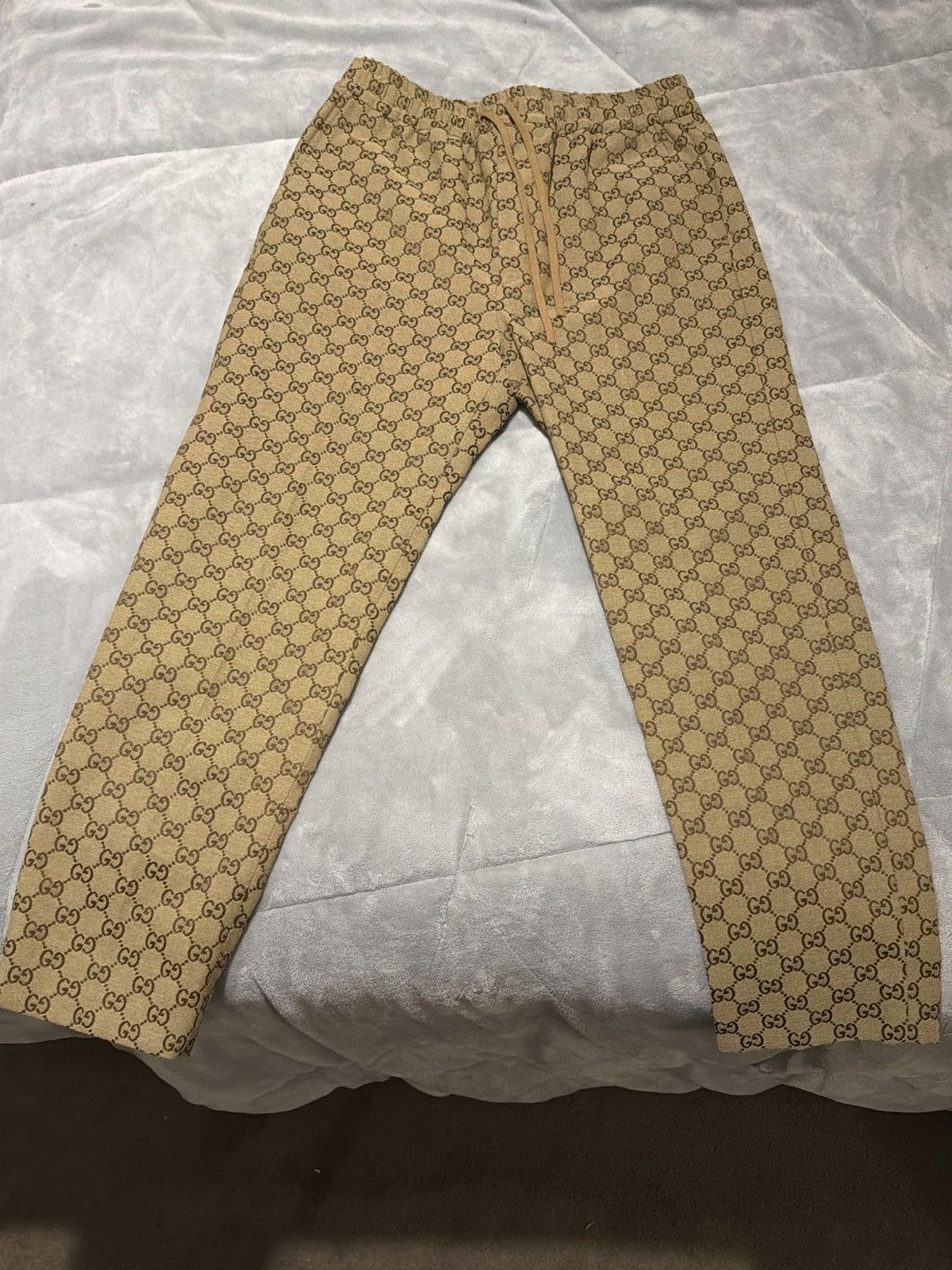 Gucci GG Canvas Track Bottoms