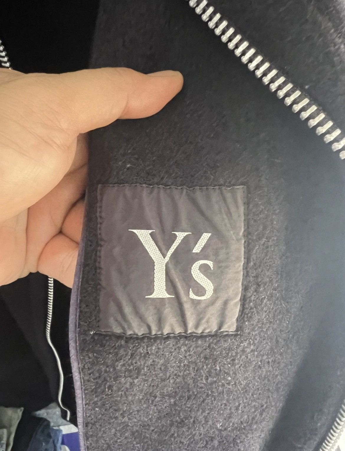 Yohji Yamamoto 🔥Vintage Y’s Yohji Yamamoto Wool Long Zipper Jacket Size US XXL / EU 58 / 5 - 13 Thumbnail