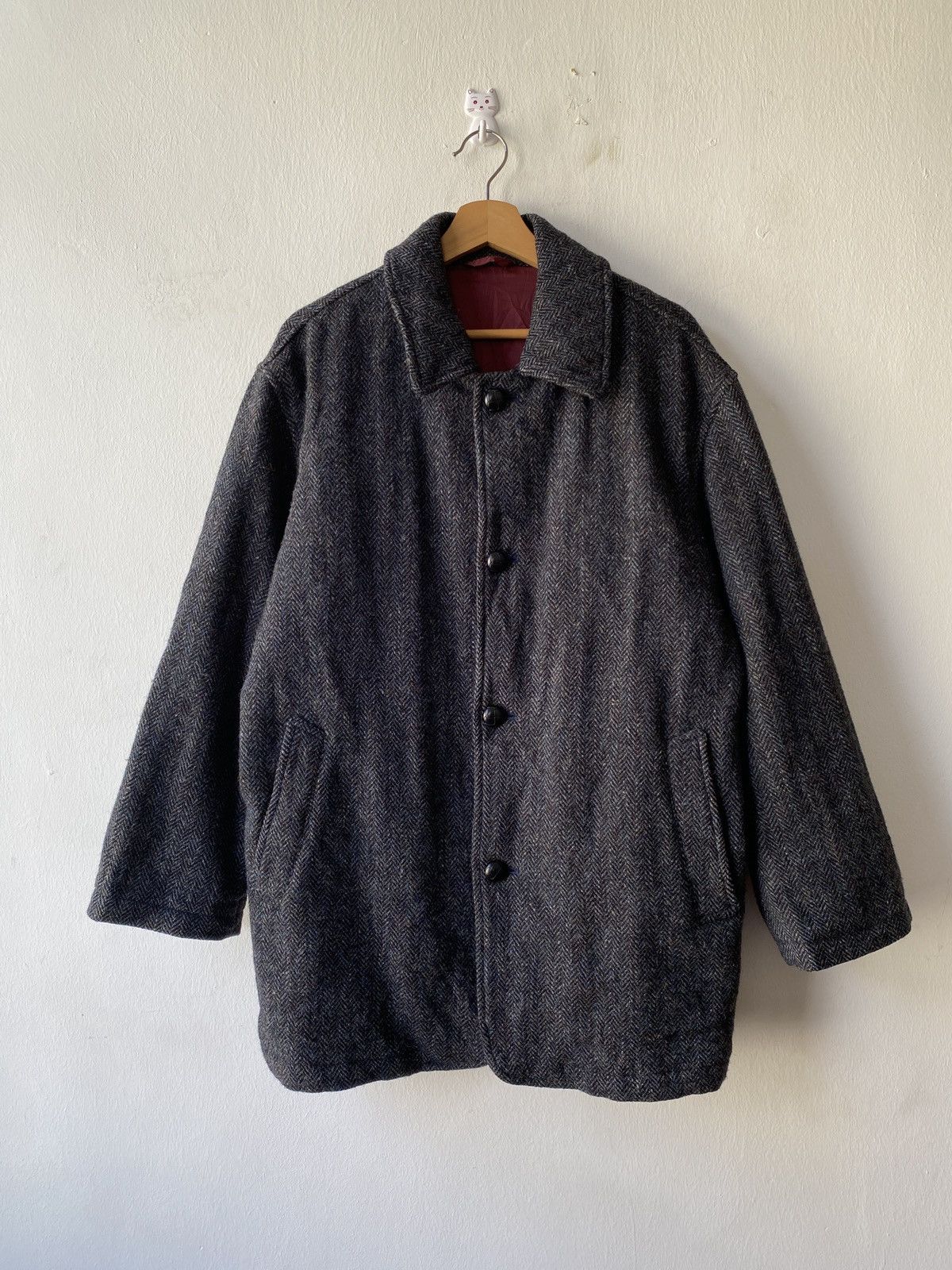Harris Tweed Vintage 90s Poppy Yokohama x Harris Tweed Wool Jacket Size US M / EU 48-50 / 2 - 3 Thumbnail