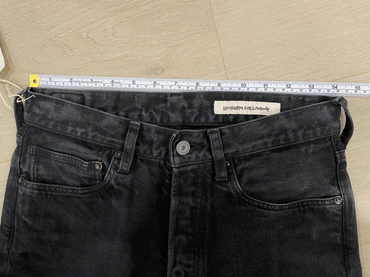 cottle Cottle C.T.L Straight Denim Jeans 12oz Asagi Black - Size 1 Size US 28 / EU 44 - 11 Thumbnail