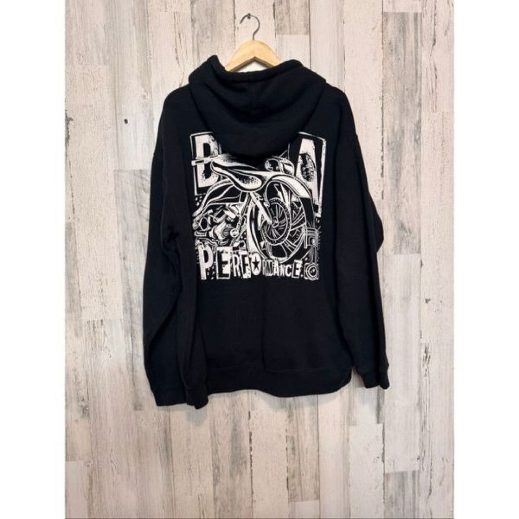 J. America J. America DA Performance Motorcycle Engine Hoodie Black XL Size XXL / US 16-18 / IT 52-54 - 6 Thumbnail