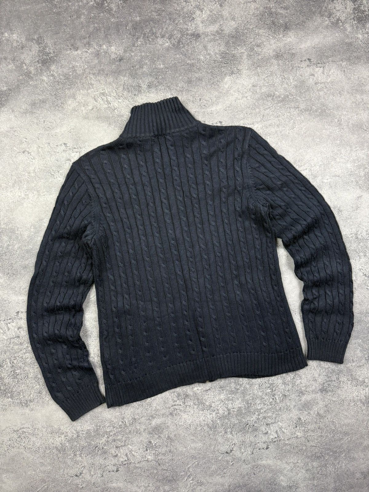 Polo Ralph Lauren Polo Ralph Lauren Green Label Cable Knit Full Zip Sweater Size M / US 6-8 / IT 42-44 - 18 Thumbnail
