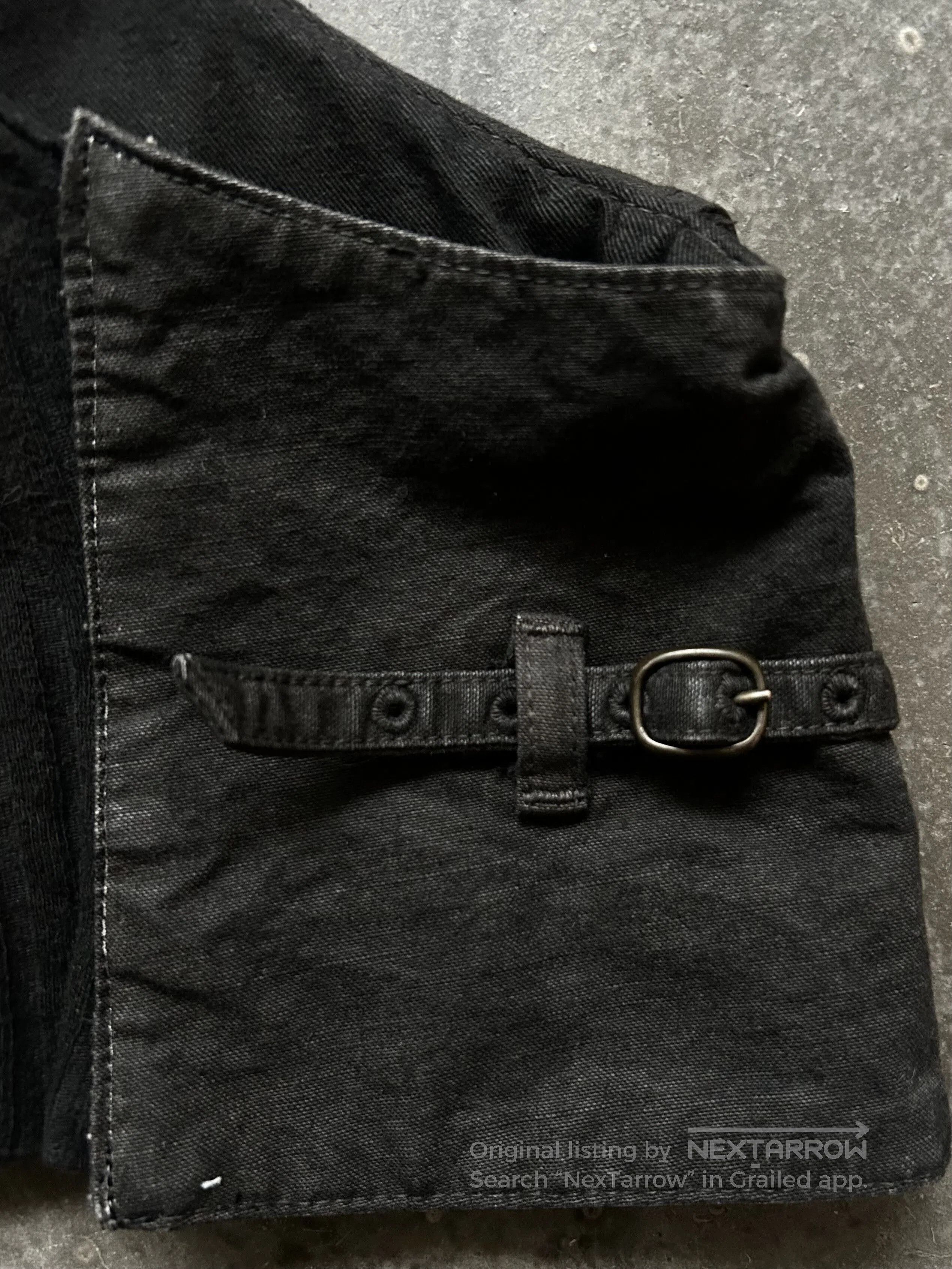 Esprit black denim vest with unique design. Size US M / EU 48-50 / 2 - 7 Thumbnail