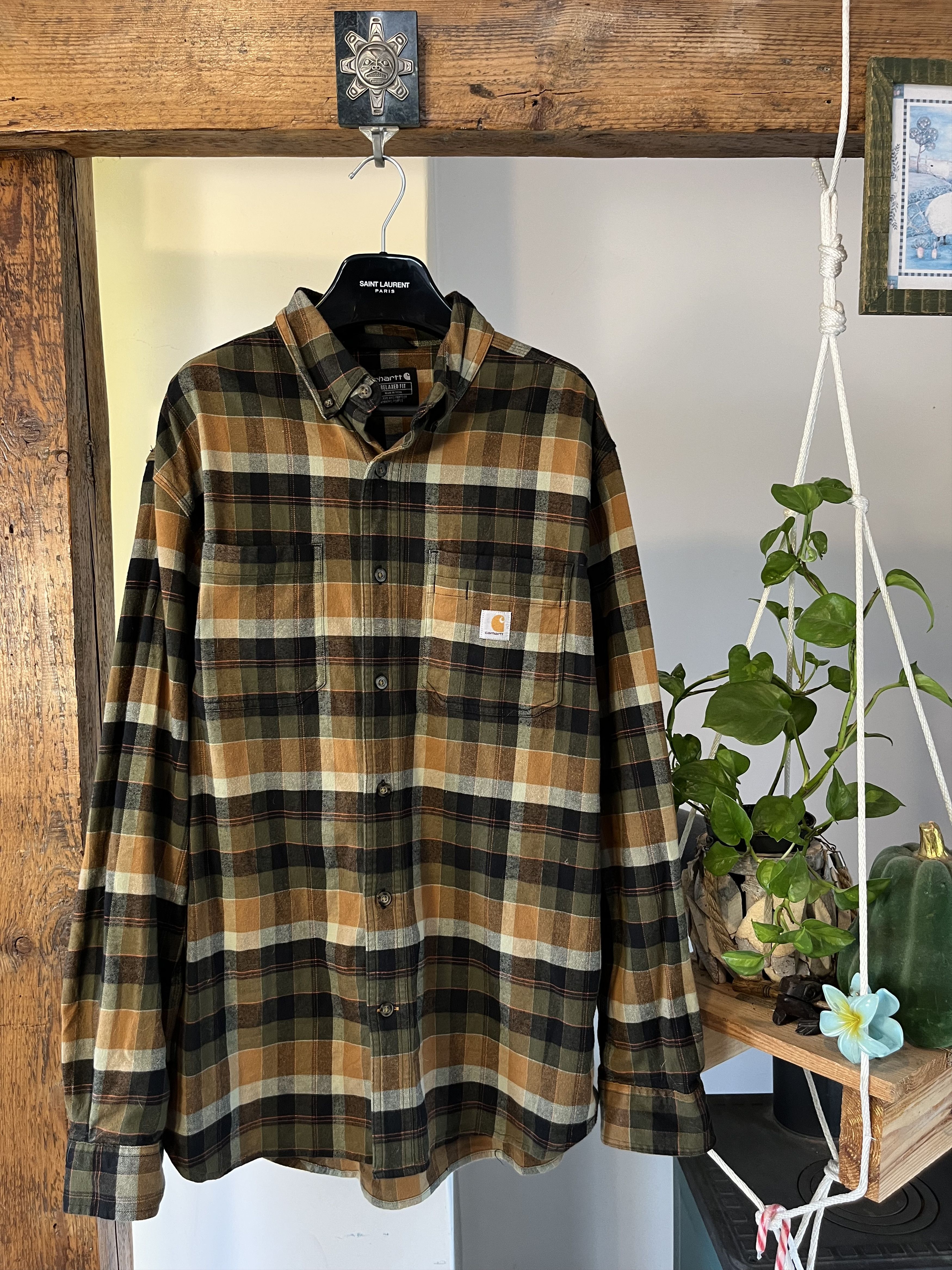 Carhartt Carhartt Rugged Flex Relaxed Fit Flannel Shirt Size US L / EU 52-54 / 3 - 1 Thumbnail