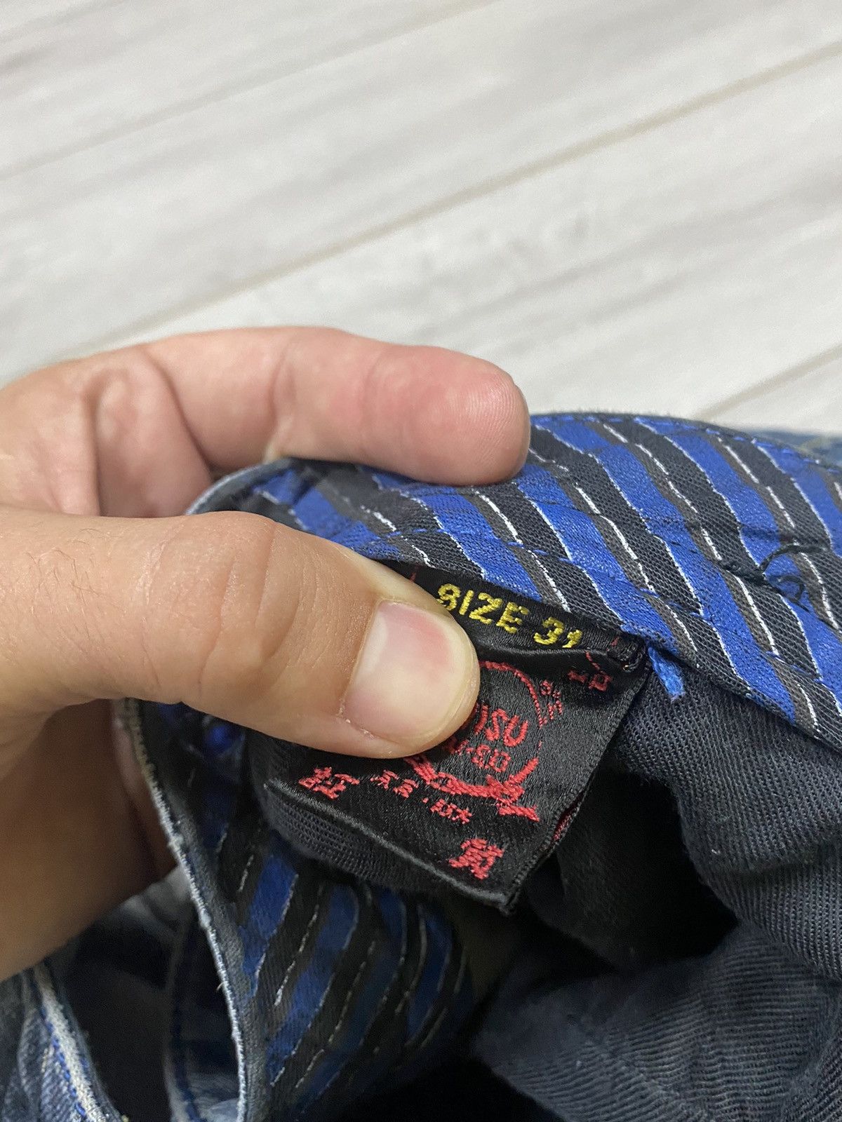 Evisu Evisu Eu Ed big seagull logo jeans Japanese Size US 31 - 6 Thumbnail