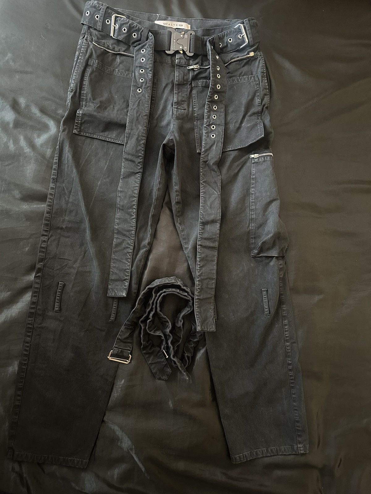 1017 ALYX 9SM Alyx Black Bondage Hacker Pants | Grailed 