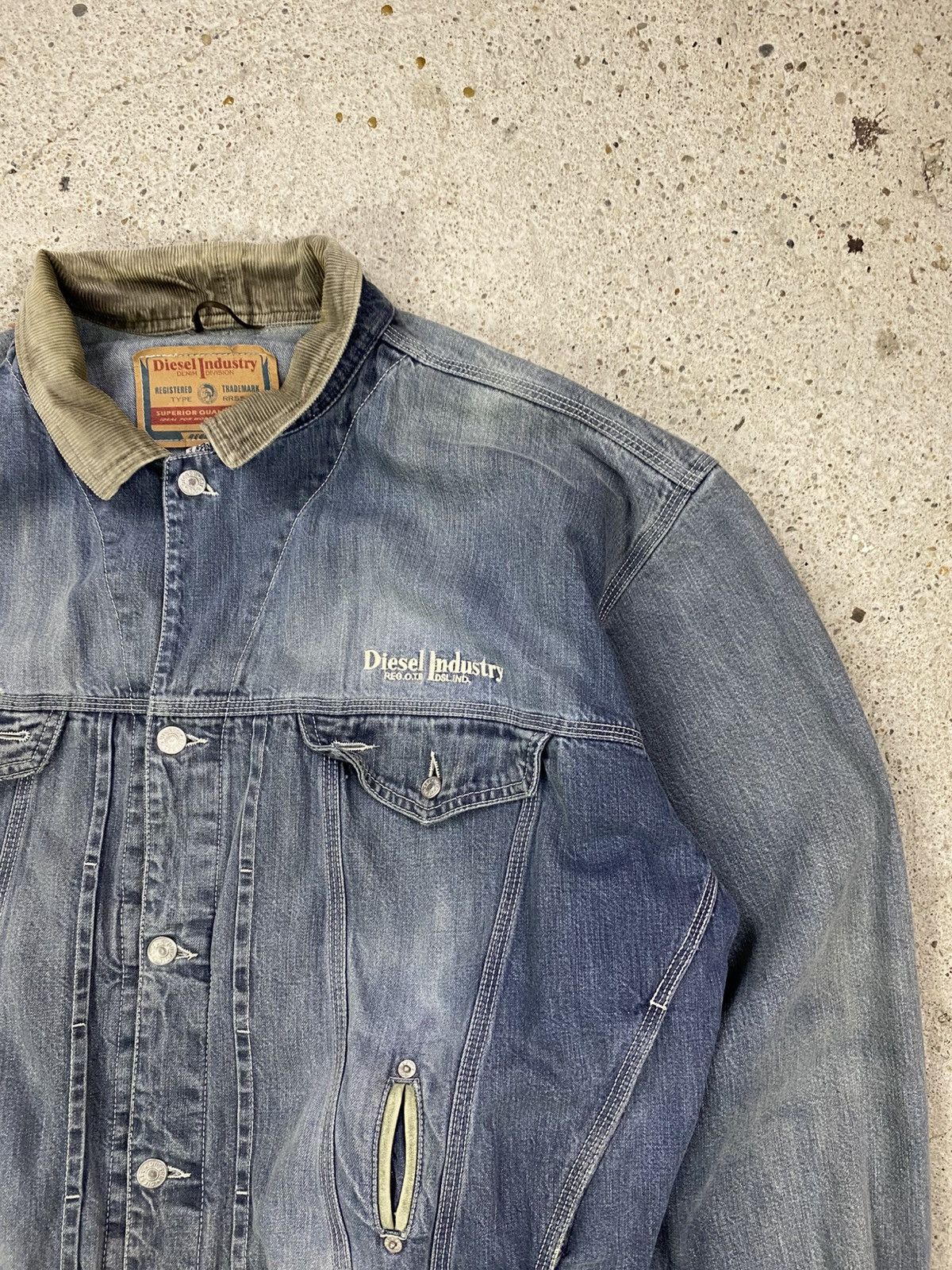 Diesel Diesel denim jacket vintage trashed made in italy archive Size US XXL / EU 58 / 5 - 2 Thumbnail