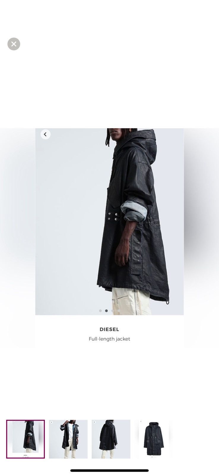 Diesel Diesel denim coat Size 42L - 4 Thumbnail