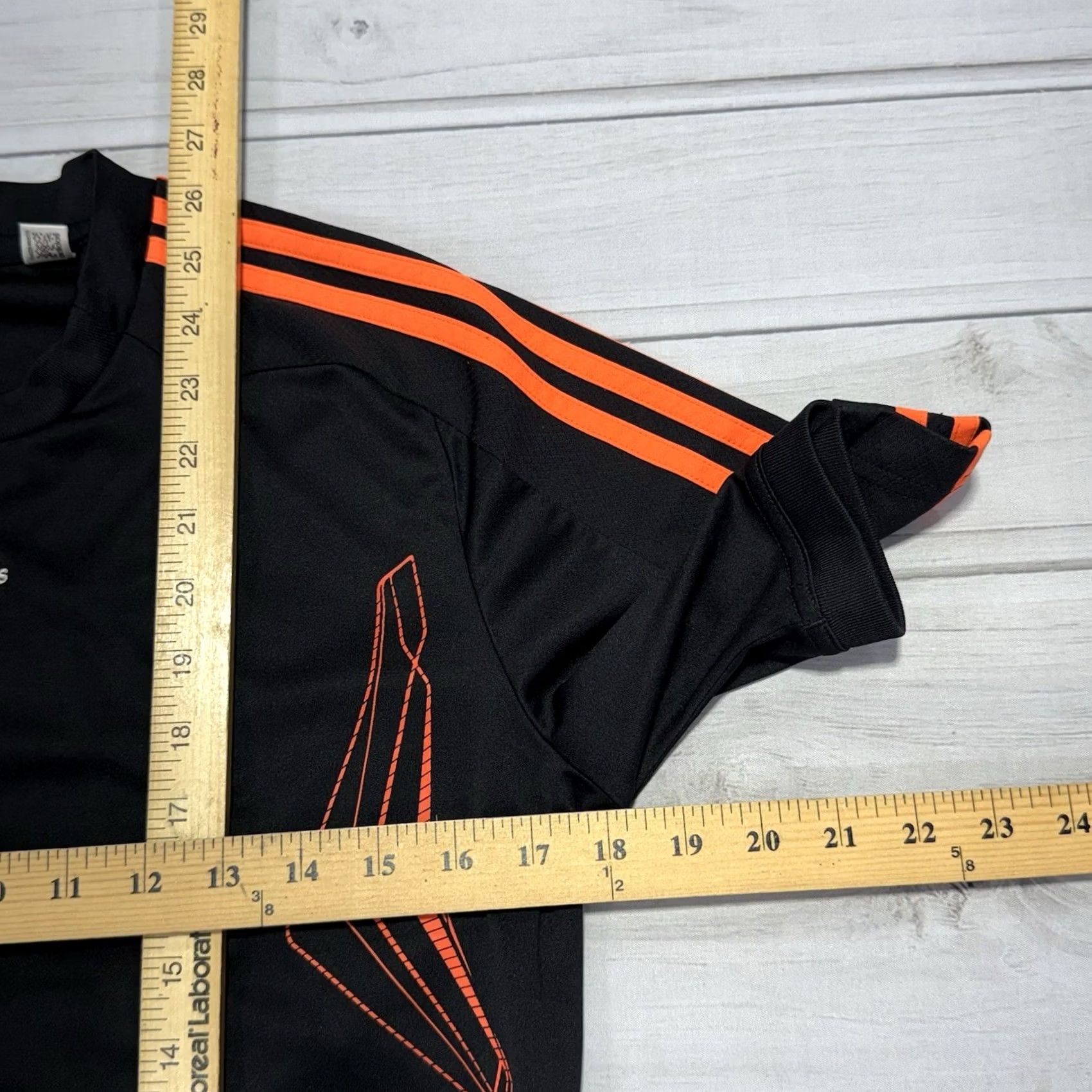 Adidas adidas Predator Shirt Mens S Black Red ClimaLite Short Sleeve Soccer Football Size US S / EU 44-46 / 1 - 4 Thumbnail