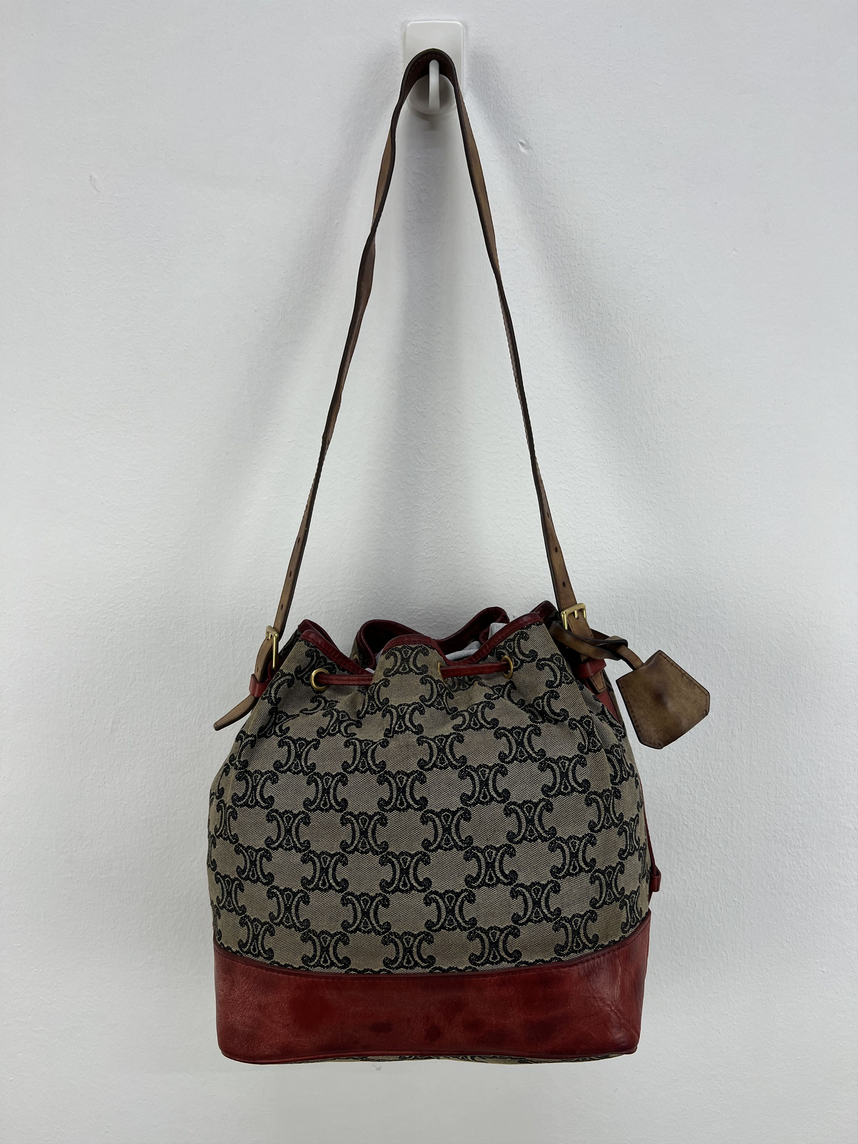 Celine Vintage Celine Monogram Macadam Bucket bag Size ONE SIZE - 3 Thumbnail