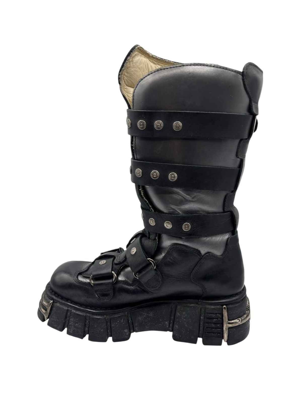 New Rock Vintage New Rock knee high studded platform boots Size 43 Size US 10 / EU 43 - 6 Thumbnail