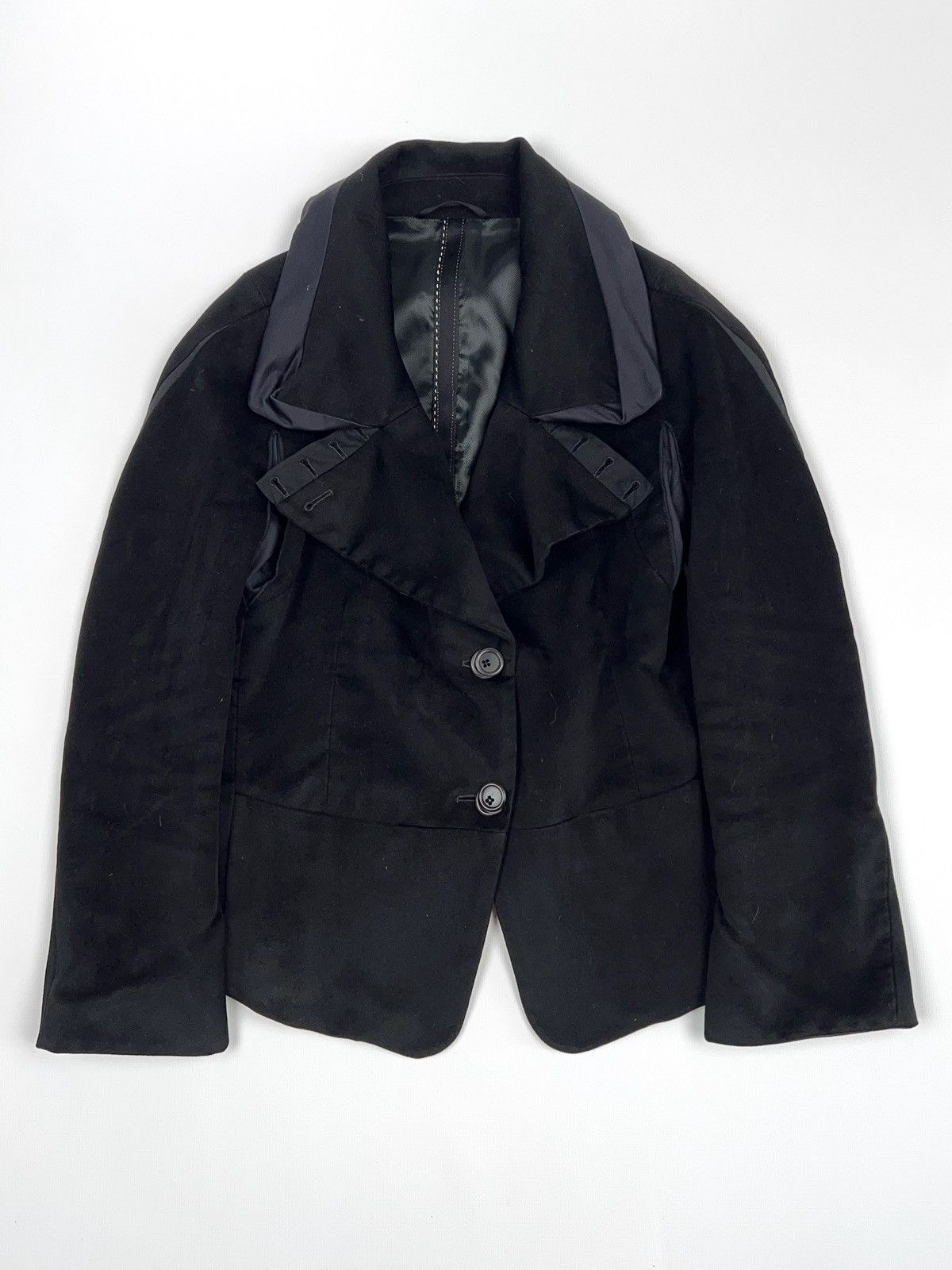 Marithe + Francois Girbaud Marithe Francois Girbaud Velour Blazer Jacket Size XS / US 0-2 / IT 36-38 - 1 Thumbnail