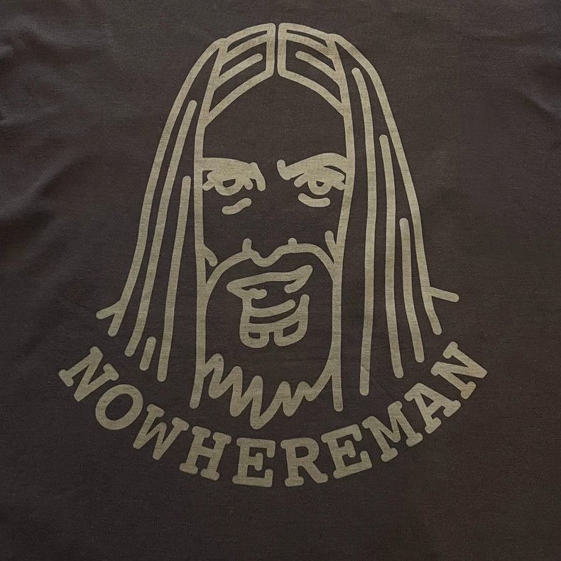 Number (N)ine Number (N)ine"NOWHEREMAN" portrait short-sleeved T-shirt to Size US XL / EU 56 / 4 - 2 Thumbnail