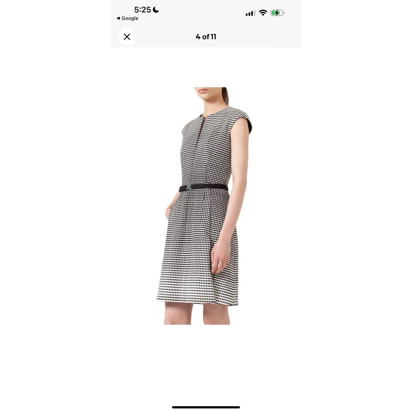 Akris Akris Punto Patterned Sleeveless Midaxi Dress Size M / US 6-8 / IT 42-44 - 2 Thumbnail