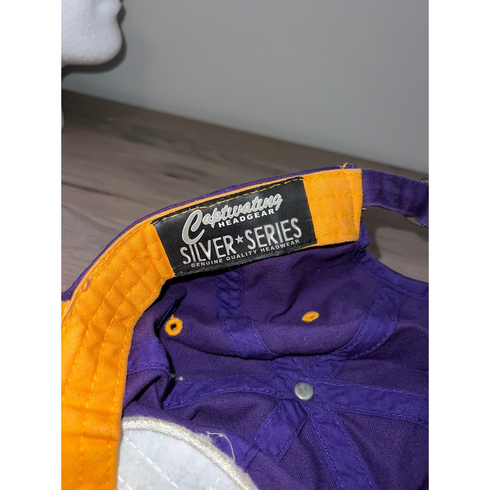 NCAA NCAA LSU Hat Silver Series Fighting Tigers Cap Headwear OS Size ONE SIZE - 7 Thumbnail