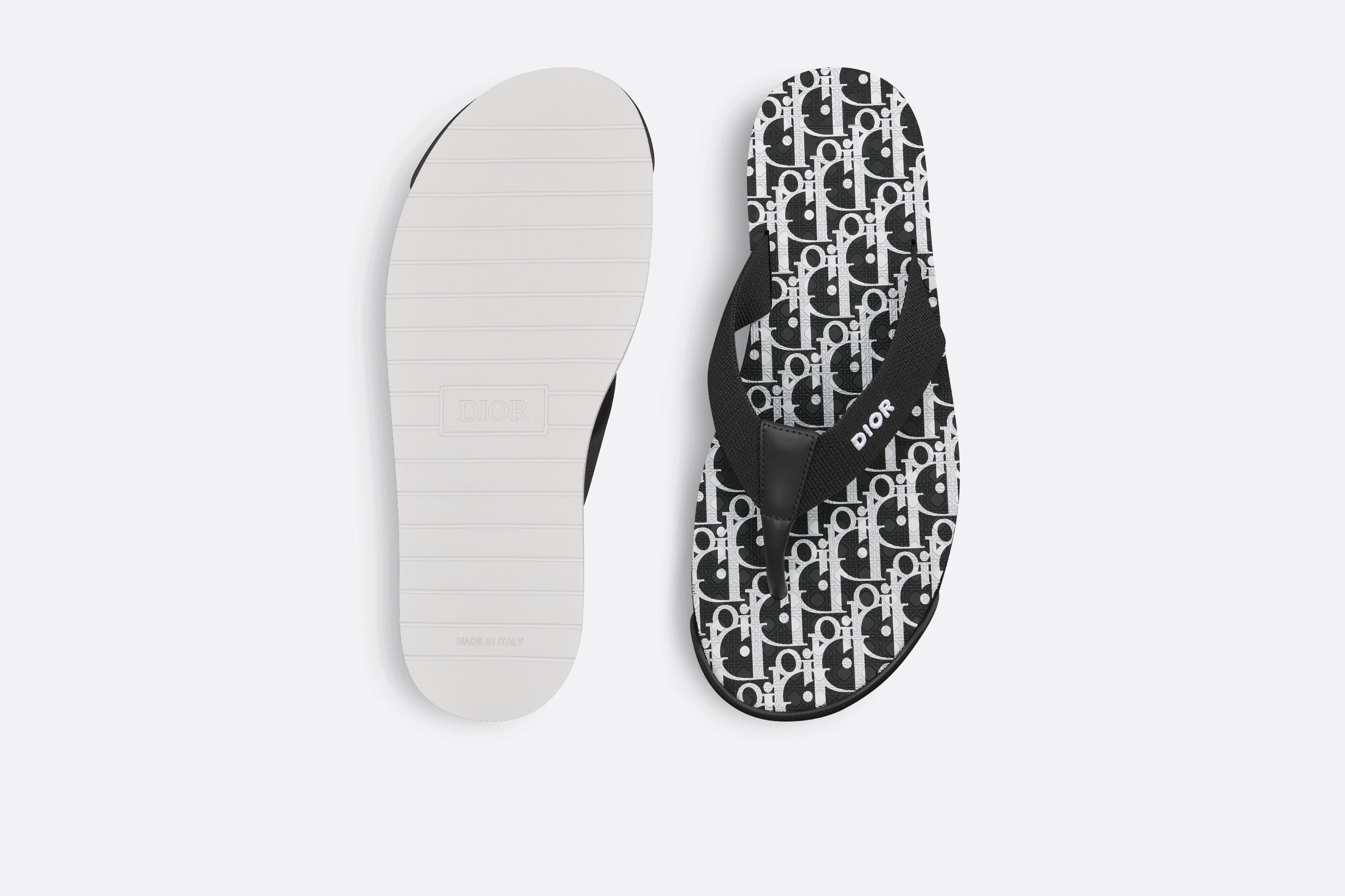 Dior o1w1db10425 3SN288 Alpha Thong Sandals in Black Size US 9.5 / EU 42-43 - 5 Thumbnail