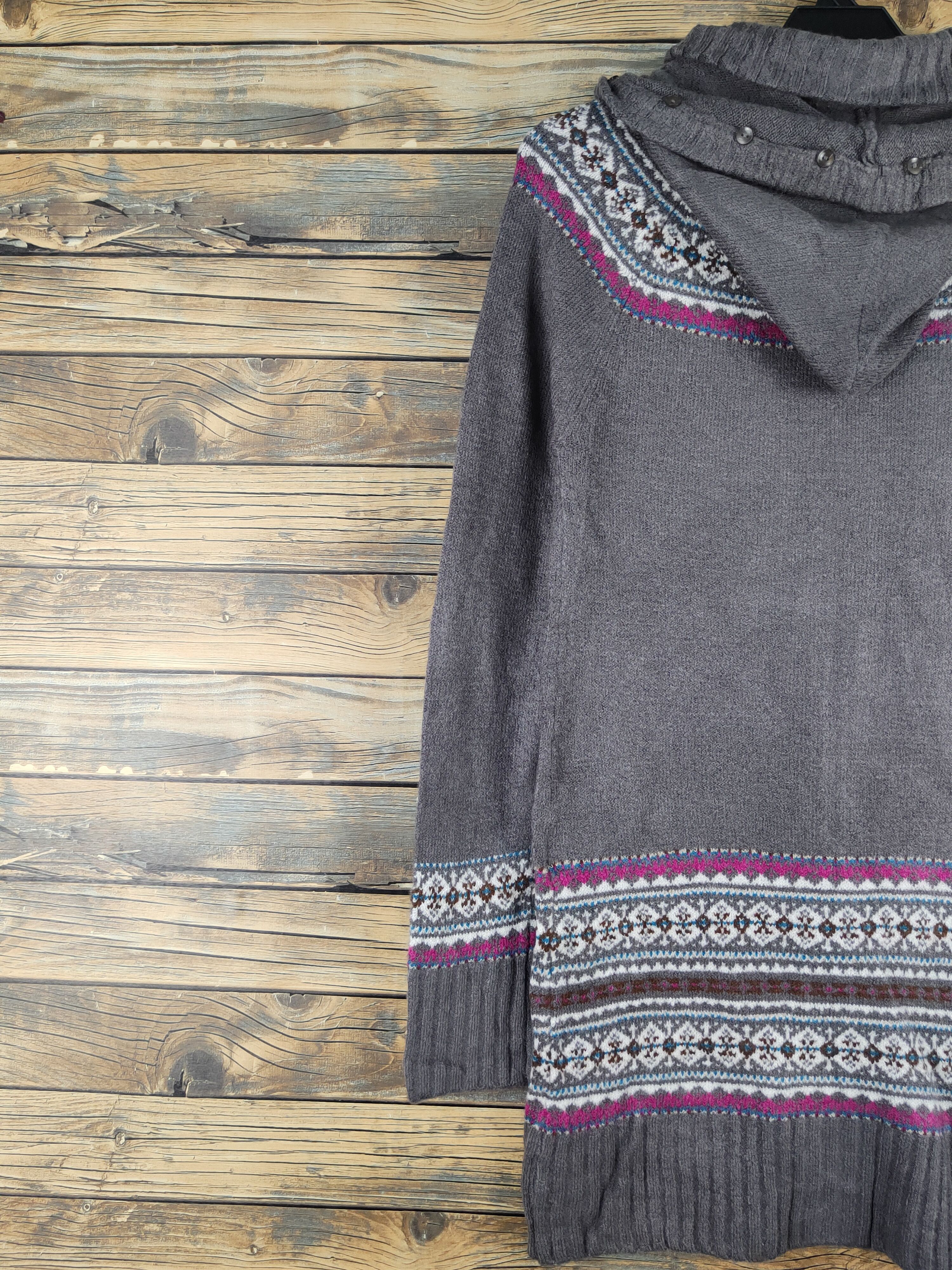 Japanese Brand Image Dark Gray Hoodie Knitwear Sweaters #W1194 Size M / US 6-8 / IT 42-44 - 8 Thumbnail