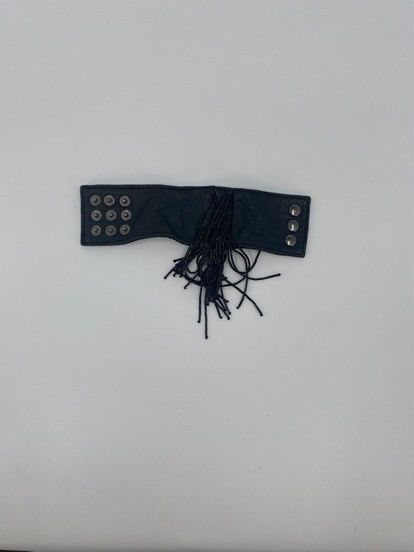 Armani × If Six Was Nine × Tornado Mart Black leather Armani Exchange bracelet. Size ONE SIZE - 2 Thumbnail