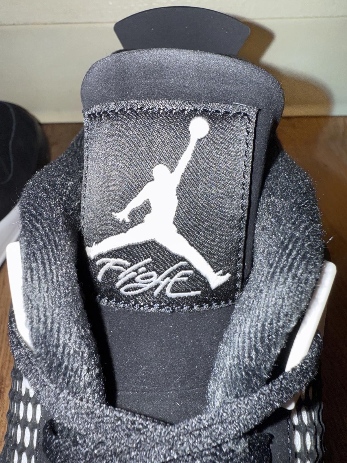 Nike Jordan 4 Retro Black Thunder Size US 15 / EU 48 - 6 Thumbnail