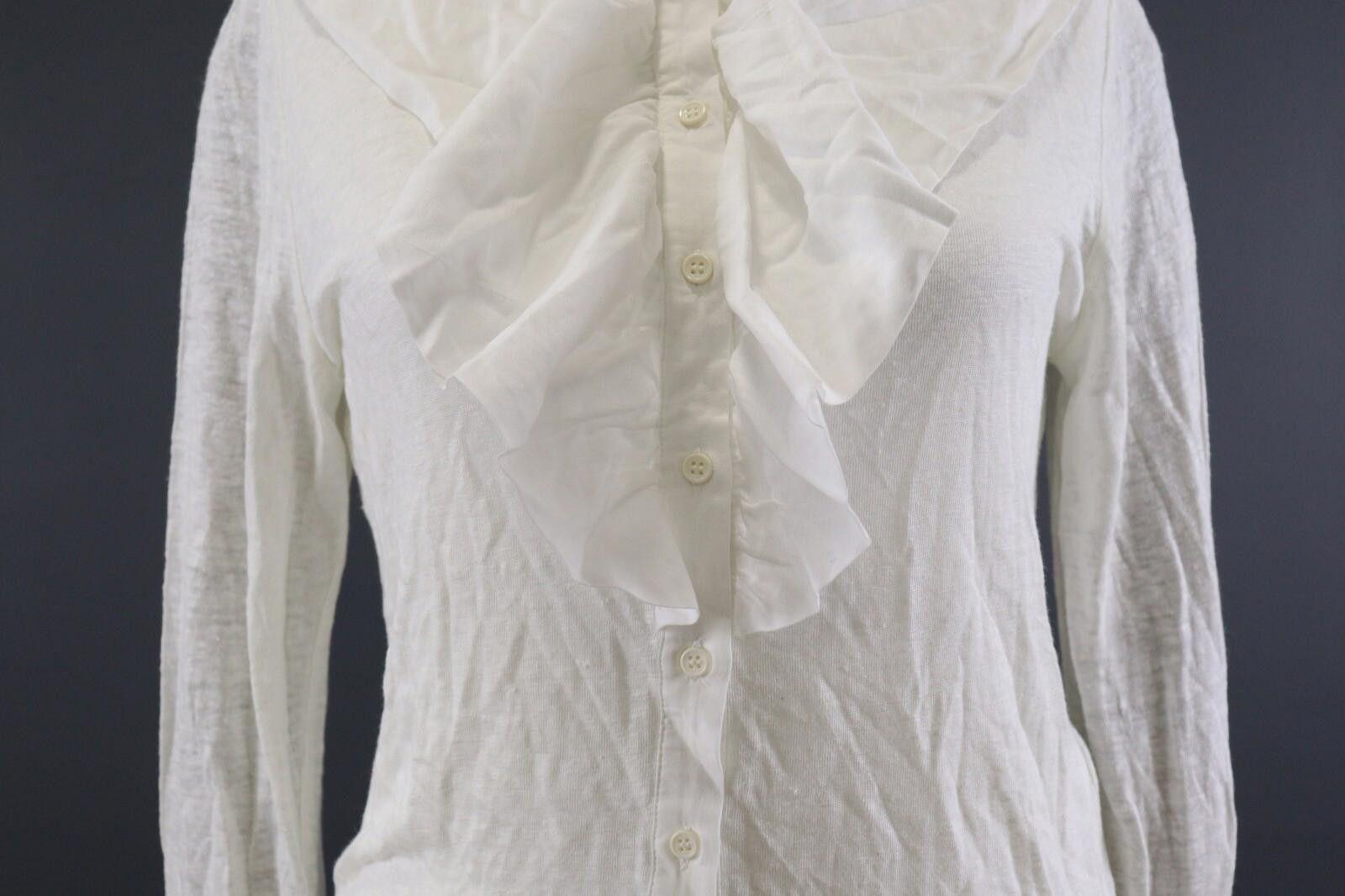 Designer Claudie Pierlot Paris Lagenlook Jabot Blouse Shirt Size 3 Size M / US 6-8 / IT 42-44 - 3 Thumbnail