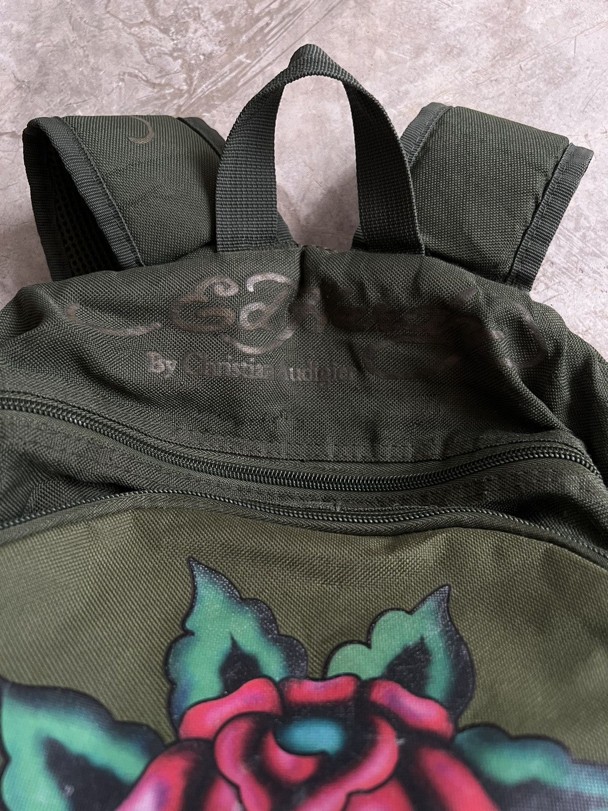 Ed Hardy × Vintage SOLD* Y2k Ed Hardy Backpack Size ONE SIZE - 4 Thumbnail