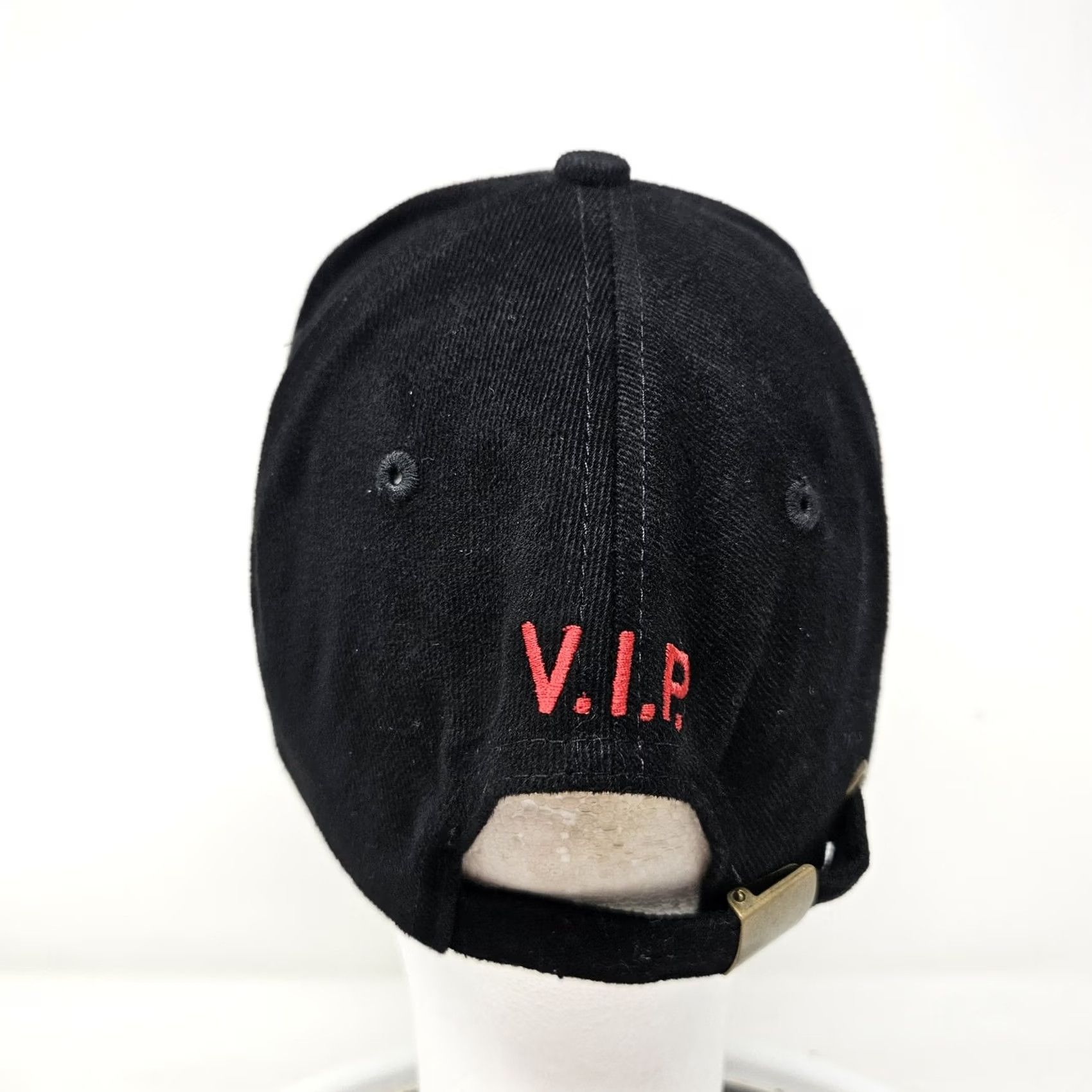 Disney VINTAGE? No. Lion King Hat Cap Strap Back Black Embroidered Broadway Musical VIP Disney Mens Size ONE SIZE - 4 Thumbnail