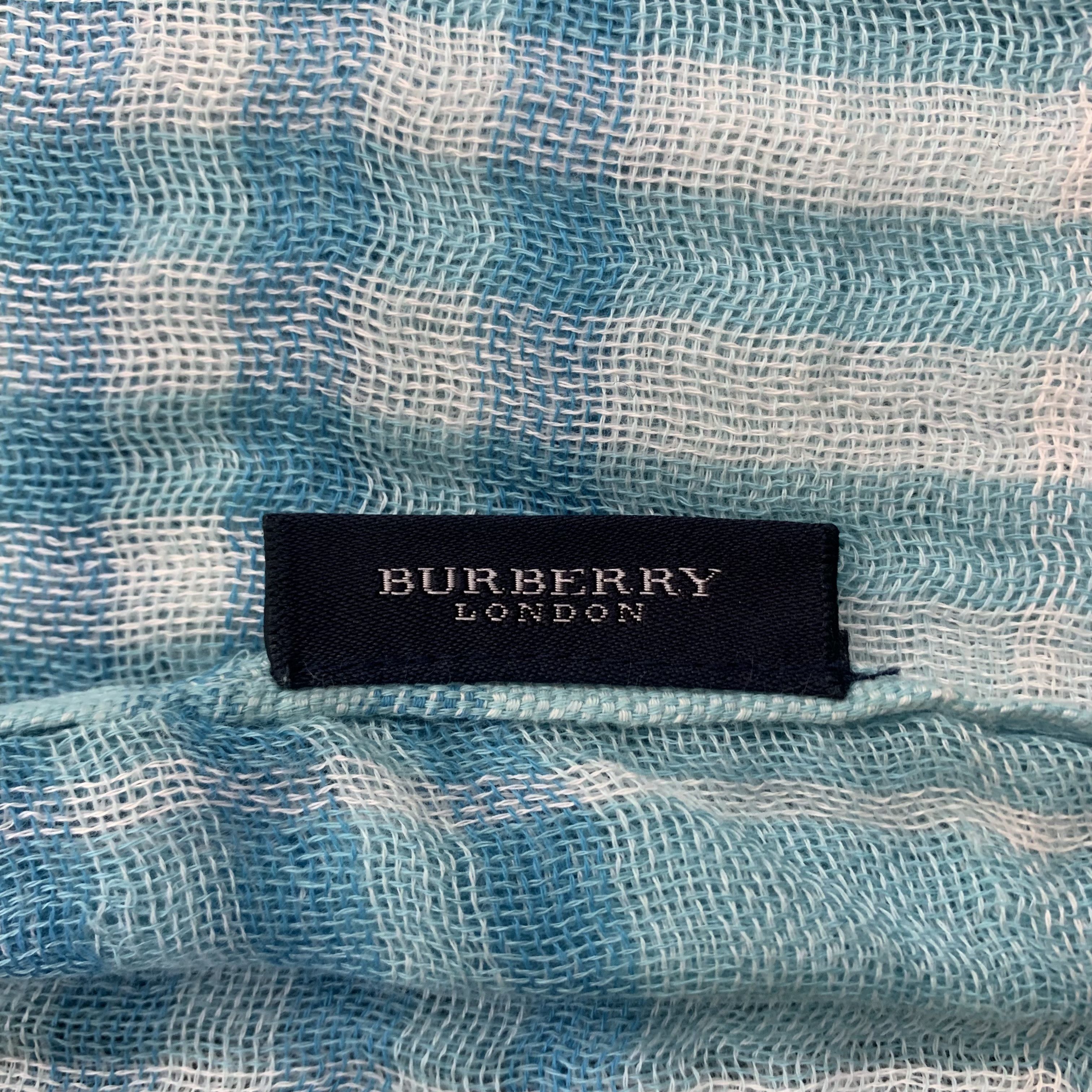 Burberry Burberry Scarf Cotton Muffler Neck Wrap BL9331 Size ONE SIZE - 5 Thumbnail