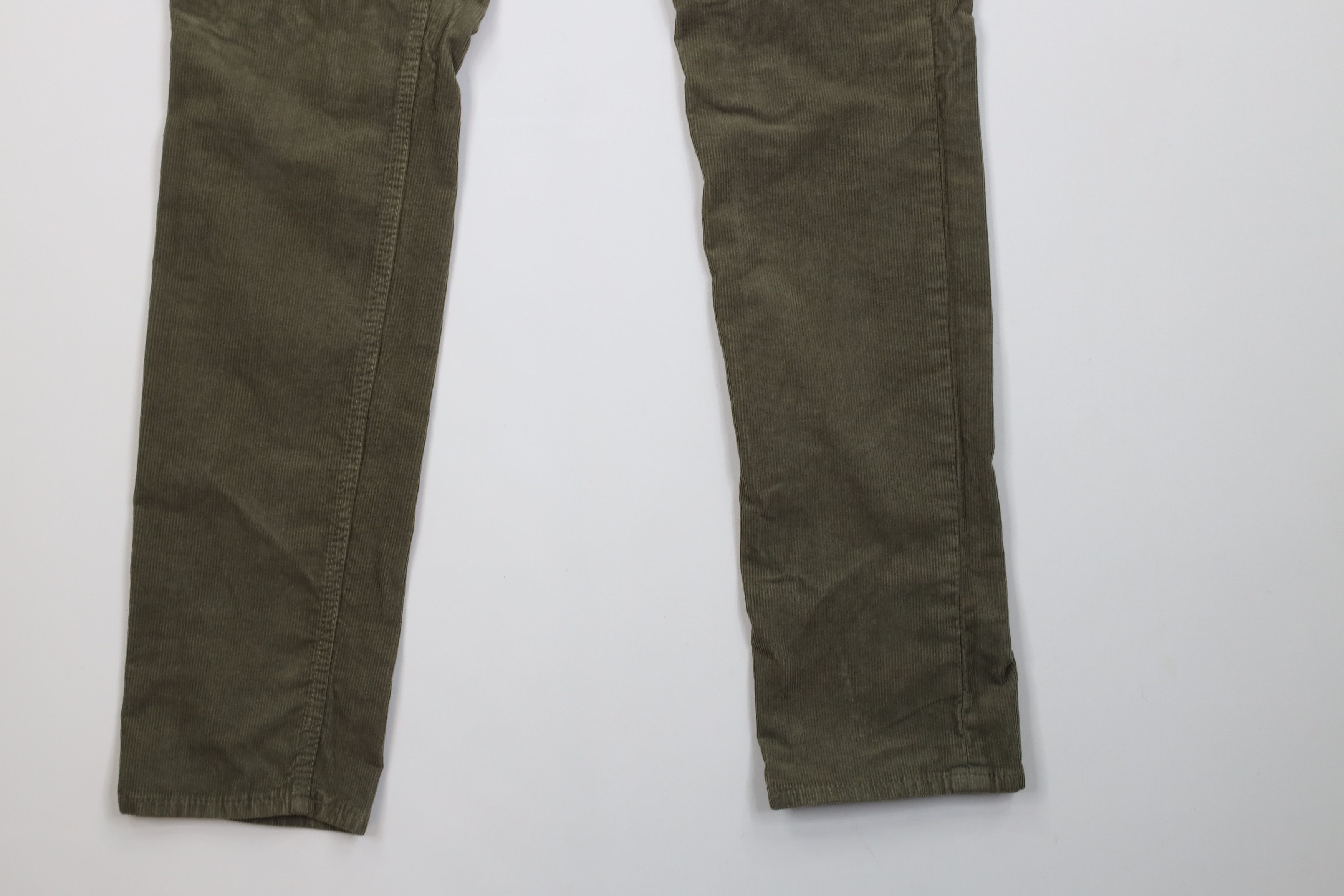 J.Crew J Crew Reid Skinny Straight Leg Corduroy Chino Pants Green Size 28" / US 6 / IT 42 - 4 Thumbnail