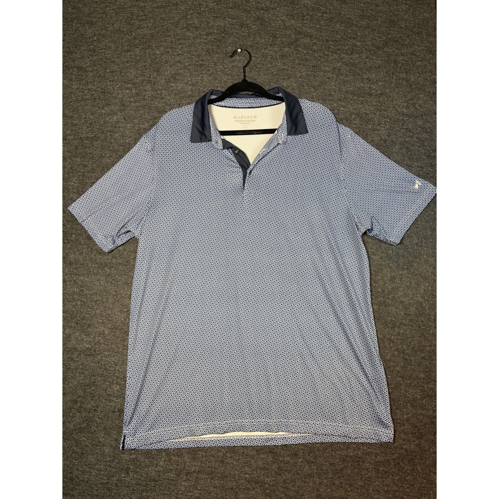 Other Maelreg Performance Polo Shirt Men’s Large Golf Athletic0471 Size US L / EU 52-54 / 3 - 1 Thumbnail