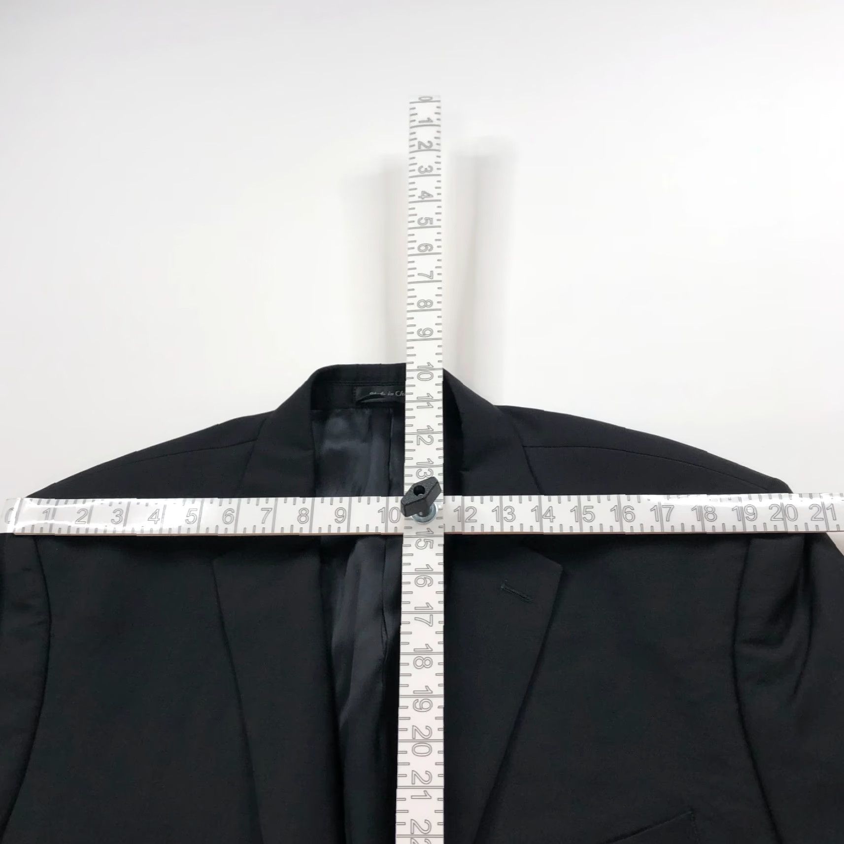 Ralph Lauren Lauren Ralph Lauren Green Label Blazer 48L Black Wool One Piece Mens Jacket Regular Fit Notch Lapel Vintage: No Size 48R - 4 Thumbnail