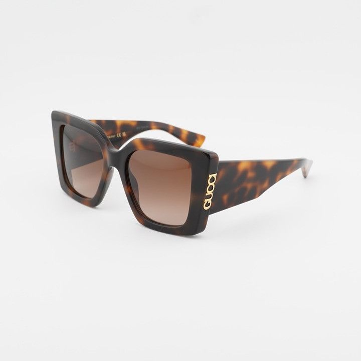 Gucci Gucci GG2039S 002 Sunglasses Havana Butterfly Frame, Brown Size ONE SIZE - 1 Thumbnail