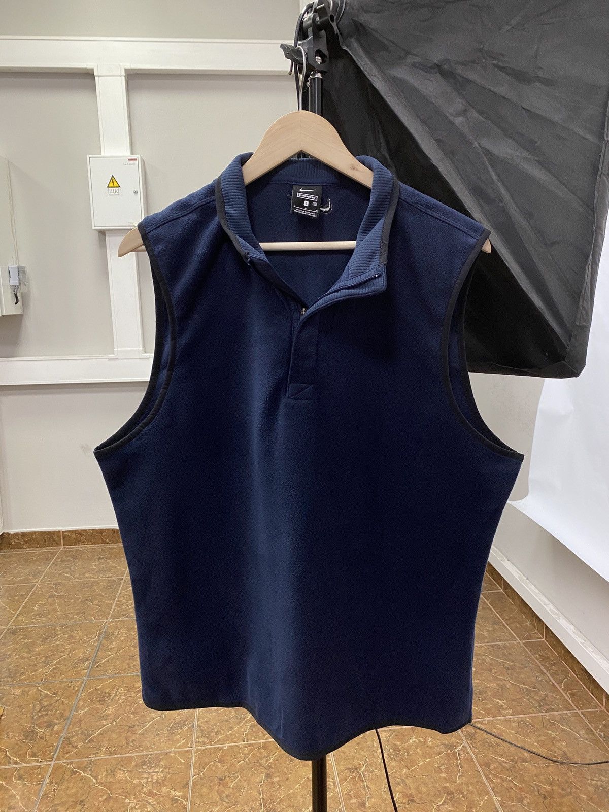Nike 🇺🇸 Vintage Y2K Nike Fleece Vest Rare Retro Hype Size US L / EU 52-54 / 3 - 1 Thumbnail