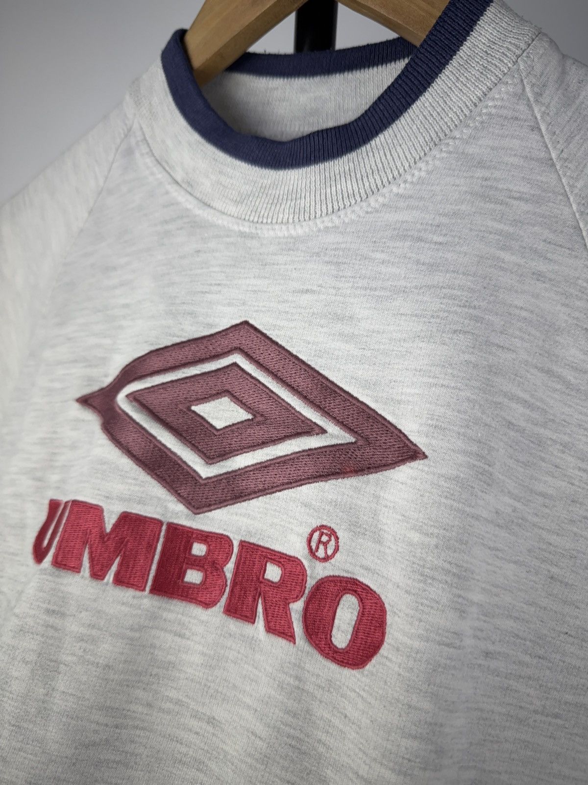 Umbro × Vintage Vintage 90s Retro Umbro Logo Sweatshirt Grey Size Size XS / US 0-2 / IT 36-38 - 3 Thumbnail