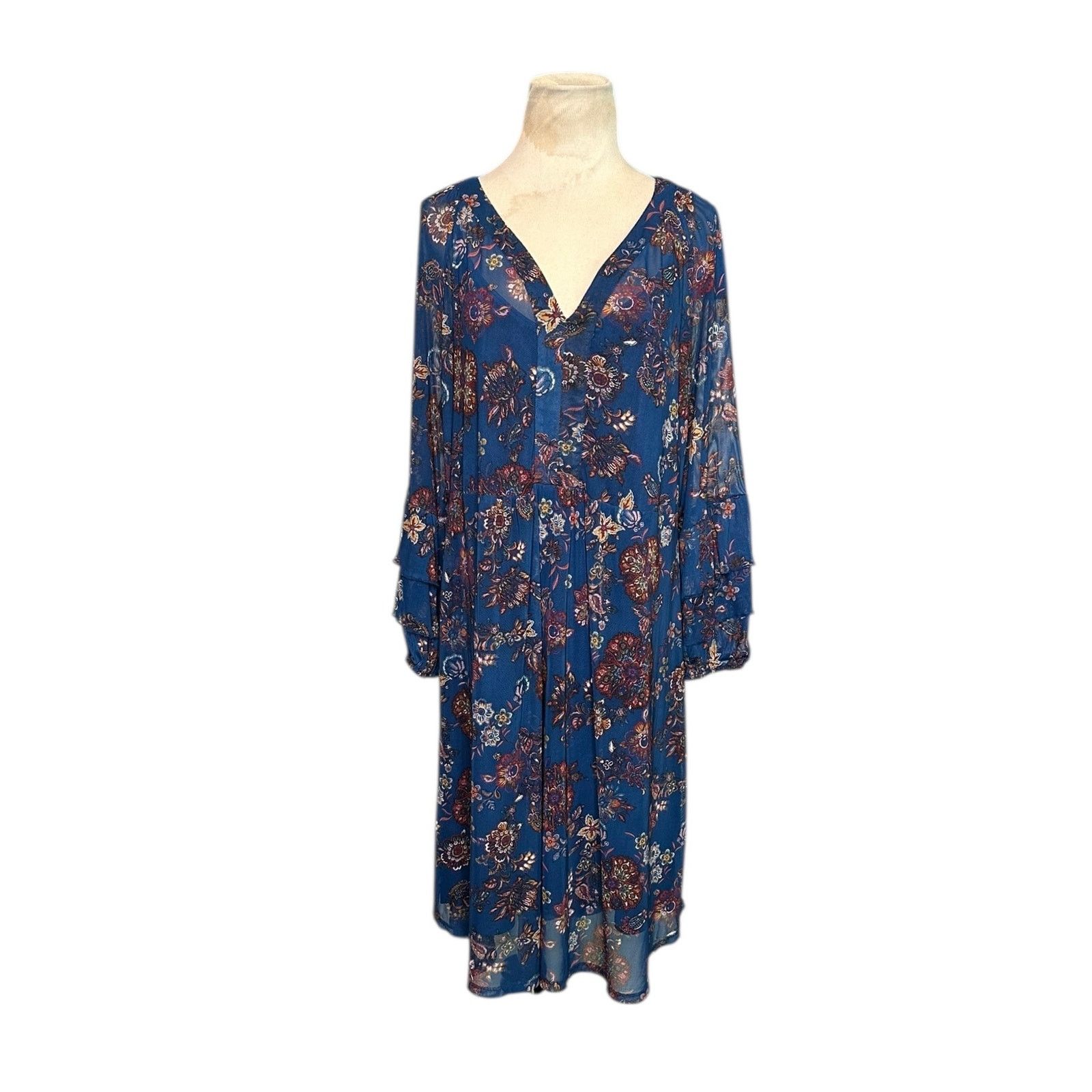 knee length dresses for ladies Shyla Floral Midi Dress