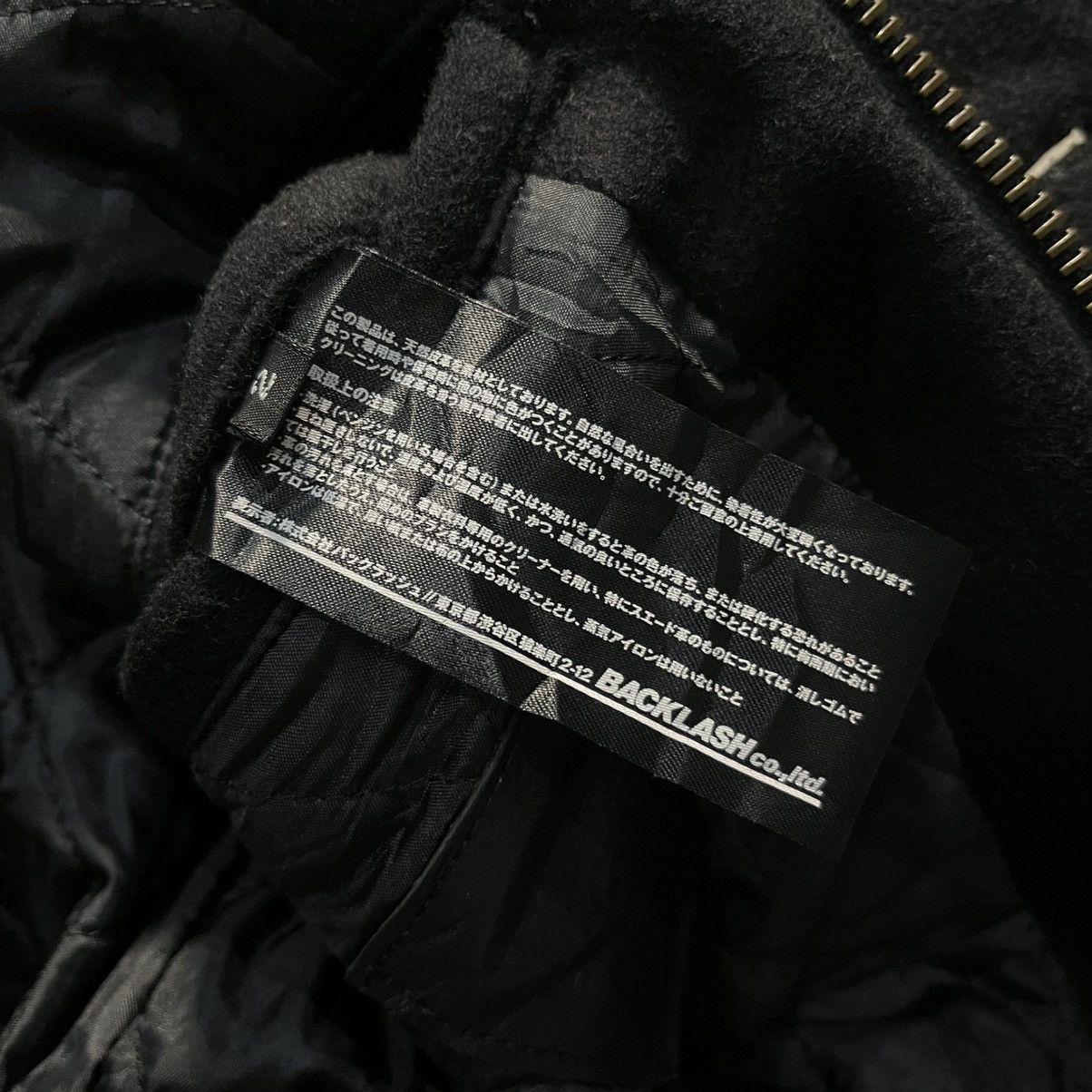 Isamu Katayama Backlash Isamu Katayama Backlash Shawl Collar Bomber Jacket Size US M / EU 48-50 / 2 - 8 Thumbnail