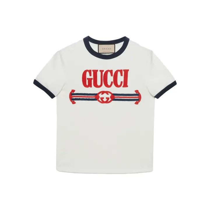 Gucci Gucci Letter Logo Pullover T-Shirt Size XS / US 0-2 / IT 36-38 - 1 Thumbnail