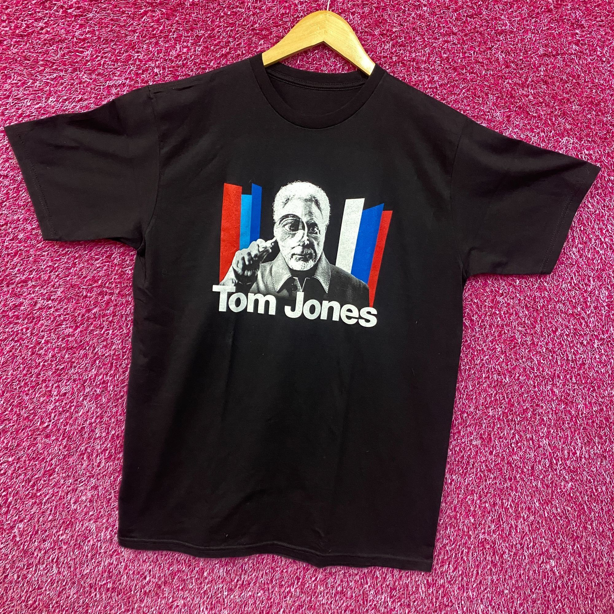 Other Stanley Stella Mens Black Tom Jones 2021 Tour T-Shirt L Size US L / EU 52-54 / 3 - 3 Thumbnail
