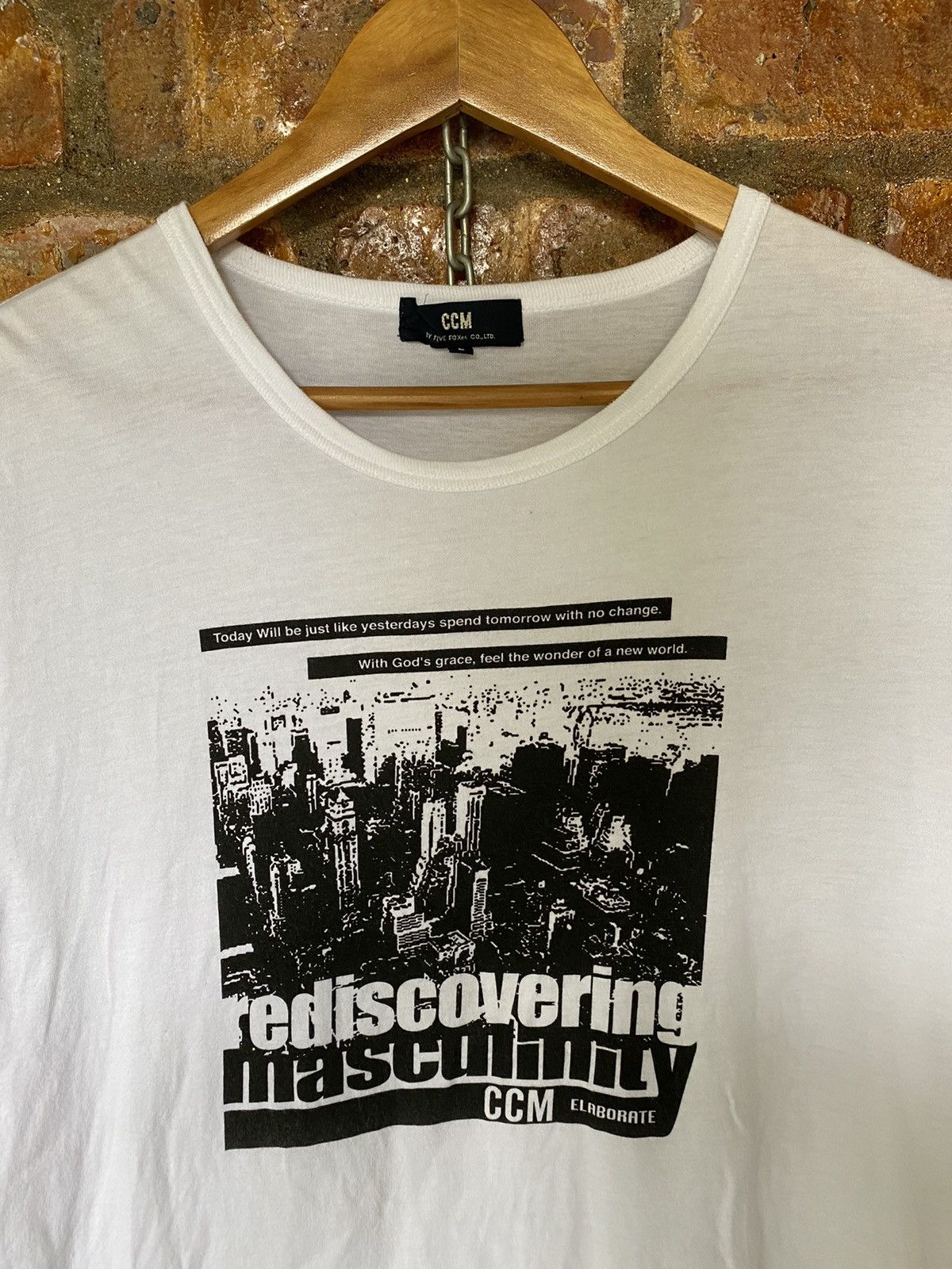 PPFM Vtg rediscovering masculinity poem tee Size US L / EU 52-54 / 3 - 3 Thumbnail