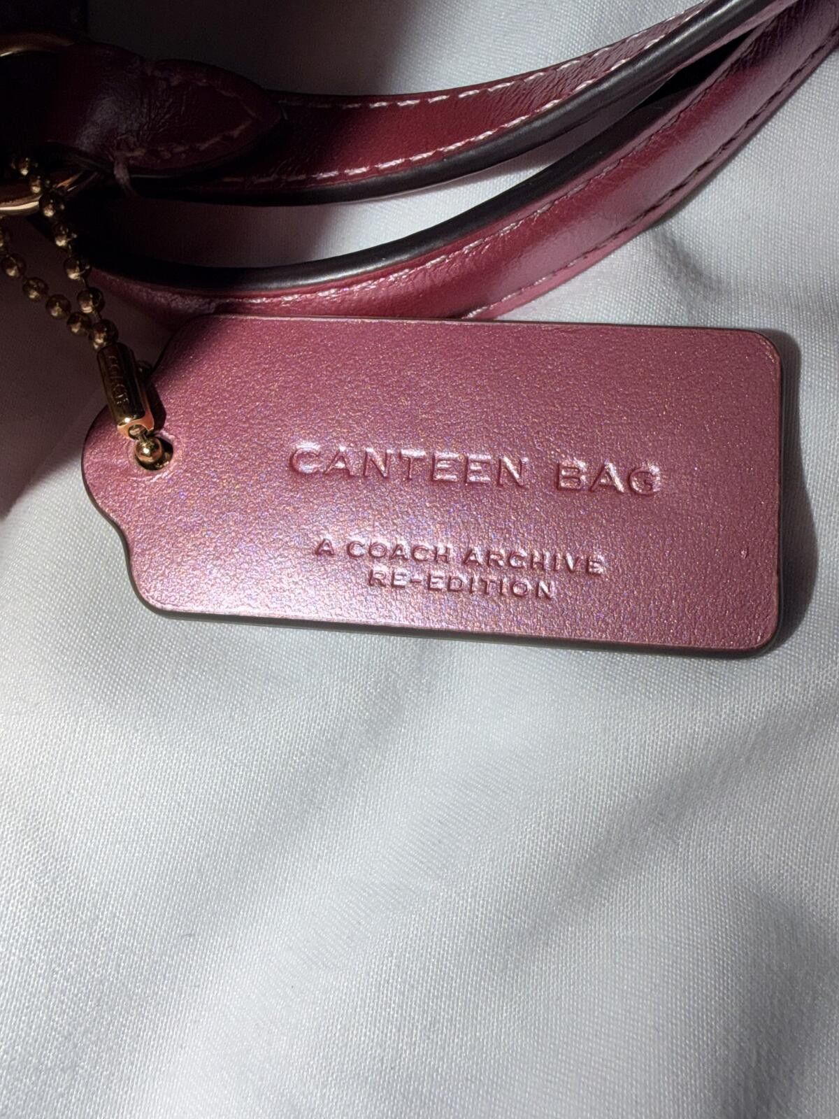 Coach Coach Canteen Crossbody Bag Metallic Pink Blush Crossbody Size ONE SIZE - 4 Thumbnail